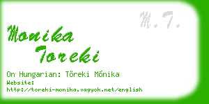 monika toreki business card